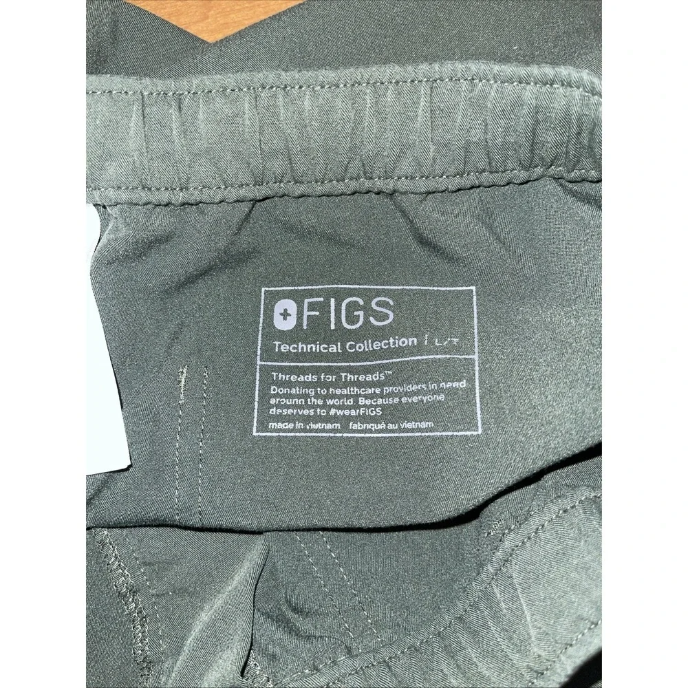 Figs Scrubs Cairo Cargo Men Large Tall Green Nine Pocket Hospital Nurse TM3001T